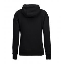 ARBEITS-HOODIE / ARBEITSPULLOVER DAMEN | CORE 637 von ID / Farbe: schwarz / 60% BAUMWOLLE 40% POLYESTER - | MEIN-KASACK.