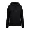 ARBEITS-HOODIE / ARBEITSPULLOVER DAMEN | CORE 637 von ID / Farbe: schwarz / 60% BAUMWOLLE 40% POLYESTER - | MEIN-KASACK.