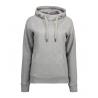 ARBEITS-HOODIE / ARBEITSPULLOVER DAMEN | CORE 637 von ID / Farbe: grau / 60% BAUMWOLLE 40% POLYESTER - | MEIN-KASACK.de 