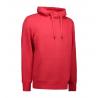 ARBEITS-HOODIE / ARBEITSPULLOVER HERREN | CORE 636 von ID / Farbe: rot / 60% BAUMWOLLE 40% POLYESTER - | MEIN-KASACK.de 