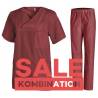 SALE - Kombination aus KASACK 769 und  SCHLUPFHOSE 780 von LEIBER / Farbe: BORDEAUX - | MEIN-KASACK.de | kasack | kasack