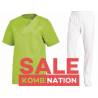 SALE - Kombination aus KASACK 2732 und  SCHLUPFHOSE 6950 von LEIBER / Farbe: HELLGRÜN - | MEIN-KASACK.de | kasack | kasa