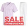 SALE - Kombination aus KASACK 769 und  SCHLUPFHOSE 780 von LEIBER / Farbe: FLIEDER - WEIß - | MEIN-KASACK.de | kasack | 