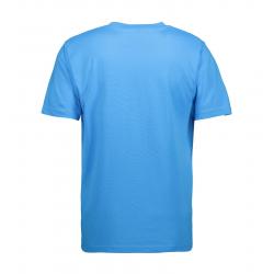 ARBEITS-T-SHIRT (Unisex - Herren - Damen) | 500 von ID / Farbe: cyan / 100% BAUMWOLLE - | MEIN-KASACK.de | kasack | kasa