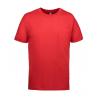 ARBEITS-T-SHIRT (Unisex - Herren - Damen) | 500 von ID / Farbe: rot / 100% BAUMWOLLE - | MEIN-KASACK.de | kasack | kasac