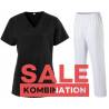 SALE - Kombination aus KASACK 280 - X-TOP und  SCHLUPFHOSE 330 von EXNER / Farbe: SCHWARZ - WEIß - | MEIN-KASACK.de | ka