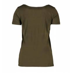 ARBEITS-T-SHIRT DAMEN | CORE O-Neck Tee 541 von ID / Farbe: oliv / 60% BAUMWOLLE 40% POLYESTER - | MEIN-KASACK.de | kasa