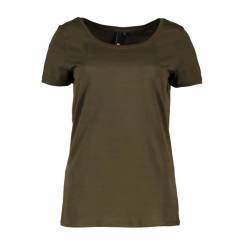 ARBEITS-T-SHIRT DAMEN | CORE O-Neck Tee 541 von ID / Farbe: oliv / 60% BAUMWOLLE 40% POLYESTER - | MEIN-KASACK.de | kasa