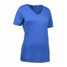 ARBEITS-T-SHIRT DAMEN | Interlock 506 von ID / Farbe: azur / 100% BAUMWOLLE - | MEIN-KASACK.de | kasack | kasacks | kass