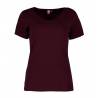 ARBEITS-T-SHIRT DAMEN | Interlock 506 von ID / Farbe: bordeaux / 100% BAUMWOLLE - | MEIN-KASACK.de | kasack | kasacks | 