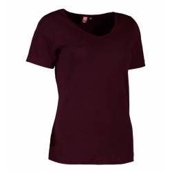 ARBEITS-T-SHIRT DAMEN | Interlock 506 von ID / Farbe: bordeaux / 100% BAUMWOLLE - | MEIN-KASACK.de | kasack | kasacks | 