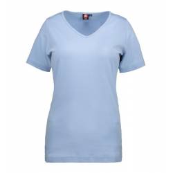 ARBEITS-T-SHIRT DAMEN | Interlock 506 von ID / Farbe: hellblau / 100% BAUMWOLLE - | MEIN-KASACK.de | kasack | kasacks | 