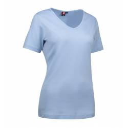 ARBEITS-T-SHIRT DAMEN | Interlock 506 von ID / Farbe: hellblau / 100% BAUMWOLLE - | MEIN-KASACK.de | kasack | kasacks | 