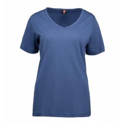 ARBEITS-T-SHIRT DAMEN | Interlock 506 von ID / Farbe: indigo / 100% BAUMWOLLE - | MEIN-KASACK.de | kasack | kasacks | ka