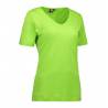 ARBEITS-T-SHIRT DAMEN | Interlock 506 von ID / Farbe: lime / 100% BAUMWOLLE - | MEIN-KASACK.de | kasack | kasacks | kass