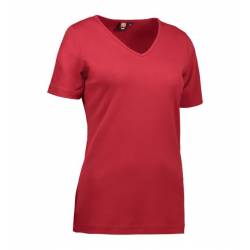 ARBEITS-T-SHIRT DAMEN | Interlock 506 von ID / Farbe: rot / 100% BAUMWOLLE - | MEIN-KASACK.de | kasack | kasacks | kassa