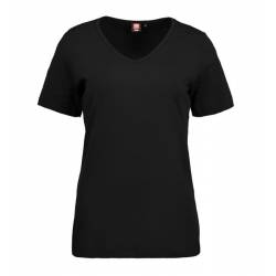 ARBEITS-T-SHIRT DAMEN | Interlock 506 von ID / Farbe: schwarz / 100% BAUMWOLLE - | MEIN-KASACK.de | kasack | kasacks | k