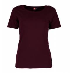 ARBEITS-T-SHIRT DAMEN | Interlock 508 von ID / Farbe: bordeaux / 100% BAUMWOLLE - | MEIN-KASACK.de | kasack | kasacks | 