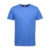 ARBEITS-T-SHIRT HERREN | Interlock 517 von ID / Farbe: azur / 100% BAUMWOLLE - | MEIN-KASACK.de | kasack | kasacks | kas