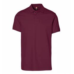 ARBEITS-POLO-SHIRT HERREN | STRETCH 525 von ID / Farbe: bordeaux / 95% BAUMWOLLE 5% ELASTHAN - | MEIN-KASACK.de | kasack