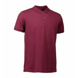 ARBEITS-POLO-SHIRT HERREN | STRETCH 525 von ID / Farbe: bordeaux / 95% BAUMWOLLE 5% ELASTHAN - | MEIN-KASACK.de | kasack