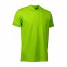 ARBEITS-POLO-SHIRT HERREN | STRETCH 525 von ID / Farbe: lime / 95% BAUMWOLLE 5% ELASTHAN - | MEIN-KASACK.de | kasack | k