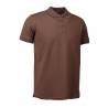 ARBEITS-POLO-SHIRT HERREN | STRETCH 525 von ID / Farbe: mokka / 95% BAUMWOLLE 5% ELASTHAN - | MEIN-KASACK.de | kasack | 