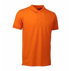 ARBEITS-POLO-SHIRT HERREN | STRETCH 525 von ID / Farbe: orange / 95% BAUMWOLLE 5% ELASTHAN - | MEIN-KASACK.de | kasack |