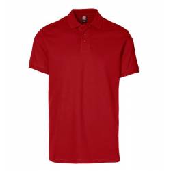 ARBEITS-POLO-SHIRT HERREN | STRETCH 525 von ID / Farbe: rot / 95% BAUMWOLLE 5% ELASTHAN - | MEIN-KASACK.de | kasack | ka