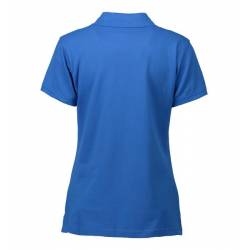 ARBEITS-POLO-SHIRT DAMEN | STRETCH 527 von ID / Farbe: azur / 95% BAUMWOLLE 5% ELASTHAN - | MEIN-KASACK.de | kasack | ka