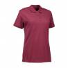 ARBEITS-POLO-SHIRT DAMEN | STRETCH 527 von ID / Farbe: bordeaux / 95% BAUMWOLLE 5% ELASTHAN - | MEIN-KASACK.de | kasack 