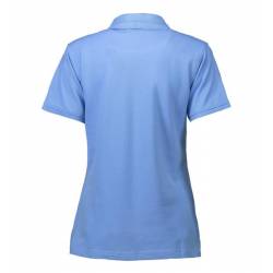 ARBEITS-POLO-SHIRT DAMEN | STRETCH 527 von ID / Farbe: hellblau / 95% BAUMWOLLE 5% ELASTHAN - | MEIN-KASACK.de | kasack 