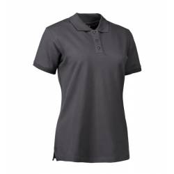 ARBEITS-POLO-SHIRT DAMEN | STRETCH 527 von ID / Farbe: koks / 95% BAUMWOLLE 5% ELASTHAN - | MEIN-KASACK.de | kasack | ka