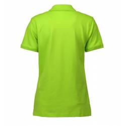 ARBEITS-POLO-SHIRT DAMEN | STRETCH 527 von ID / Farbe: lime / 95% BAUMWOLLE 5% ELASTHAN - | MEIN-KASACK.de | kasack | ka