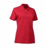 ARBEITS-POLO-SHIRT DAMEN | STRETCH 527 von ID / Farbe: rot / 95% BAUMWOLLE 5% ELASTHAN - | MEIN-KASACK.de | kasack | kas