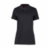 ARBEITS-POLO-SHIRT DAMEN | STRETCH 527 von ID / Farbe: schwarz / 95% BAUMWOLLE 5% ELASTHAN - | MEIN-KASACK.de | kasack |