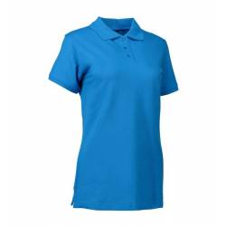 ARBEITS-POLO-SHIRT DAMEN | STRETCH 527 von ID / Farbe: türkis / 95% BAUMWOLLE 5% ELASTHAN - | MEIN-KASACK.de | kasack | 