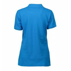 ARBEITS-POLO-SHIRT DAMEN | STRETCH 527 von ID / Farbe: türkis / 95% BAUMWOLLE 5% ELASTHAN - | MEIN-KASACK.de | kasack | 