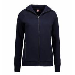 ARBEITSJACKE / FULL ZIPPER / SWEATJACKE DAMEN | 629 von ID / Farbe: navy / 60% BAUMWOLLE 40% POLYESTER - | MEIN-KASACK.d