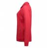 ARBEITSJACKE / FULL ZIPPER / SWEATJACKE DAMEN | 629 von ID / Farbe: rot / 60% BAUMWOLLE 40% POLYESTER - | MEIN-KASACK.de