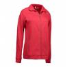 ARBEITSJACKE / FULL ZIPPER / SWEATJACKE DAMEN | 629 von ID / Farbe: rot / 60% BAUMWOLLE 40% POLYESTER - | MEIN-KASACK.de