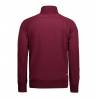 ARBEITSJACKE / FULL ZIPPER / SWEATJACKE HERREN | 628 von ID / Farbe: bordeaux / 60% BAUMWOLLE 40% POLYESTER - | MEIN-KAS