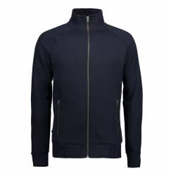 ARBEITSJACKE / FULL ZIPPER / SWEATJACKE HERREN | 628 von ID / Farbe: navy / 60% BAUMWOLLE 40% POLYESTER - | MEIN-KASACK.