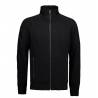 ARBEITSJACKE / FULL ZIPPER / SWEATJACKE HERREN | 628 von ID / Farbe: schwarz / 60% BAUMWOLLE 40% POLYESTER - | MEIN-KASA