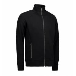 ARBEITSJACKE / FULL ZIPPER / SWEATJACKE HERREN | 628 von ID / Farbe: schwarz / 60% BAUMWOLLE 40% POLYESTER - | MEIN-KASA