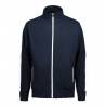 ARBEITSJACKE / FULL ZIPPER / SWEATJACKE HERREN| Kontrast 626 von ID / Farbe: navy / 75% BAUMWOLLE 15% POLYESTER 10% VISK