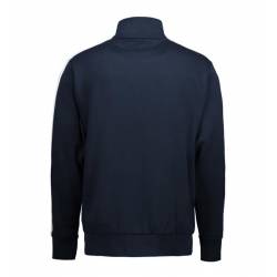 ARBEITSJACKE / FULL ZIPPER / SWEATJACKE HERREN| Kontrast 626 von ID / Farbe: navy / 75% BAUMWOLLE 15% POLYESTER 10% VISK