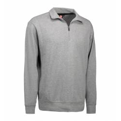 ARBEITS-SWEATSHIRT / ARBEITSPULLOVER HERREN | 603 von ID / Farbe: grau / 75% BAUMWOLLE 15% POLYESTER 10% VISKOSE - | MEI