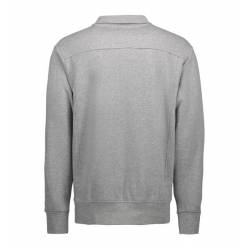 ARBEITS-SWEATSHIRT / ARBEITSPULLOVER HERREN | 603 von ID / Farbe: grau / 75% BAUMWOLLE 15% POLYESTER 10% VISKOSE - | MEI