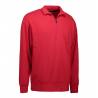 ARBEITS-SWEATSHIRT / ARBEITSPULLOVER HERREN | 603 von ID / Farbe: rot / 75% BAUMWOLLE 15% POLYESTER 10% VISKOSE - | MEIN